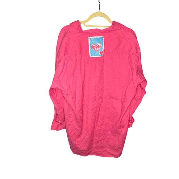 Kerri Rosenthal "lovey" Linen Button Down Women's Size XL - Picture 2 of 4